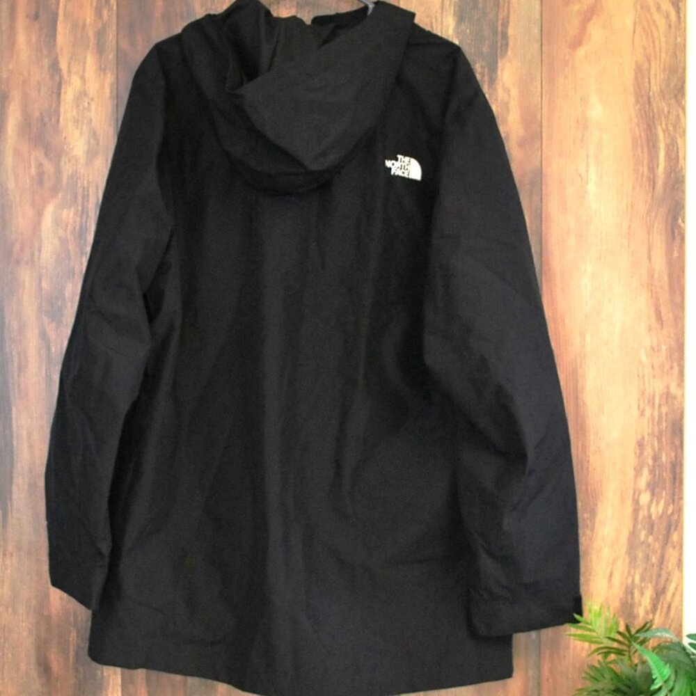 The North Face Cypress M Rain Parka Jacket NEW Men's Black L - Picture 4 of 6
